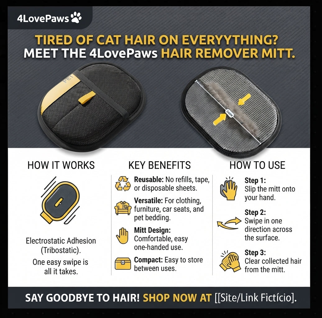 Premium Cat Hair Remover – Professional Grooming Tool