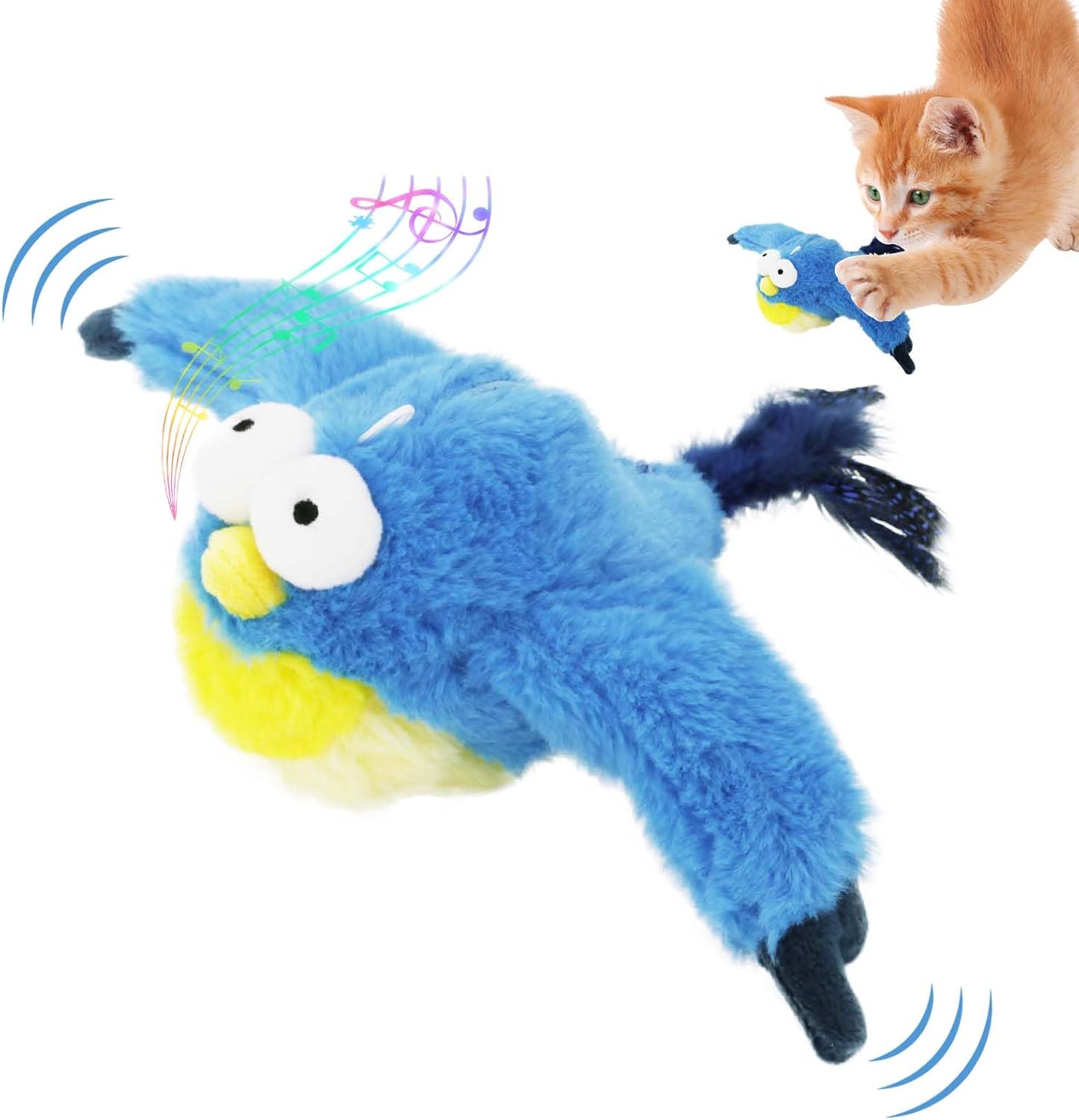 Bird Cat Toy, New Flying Interactive.