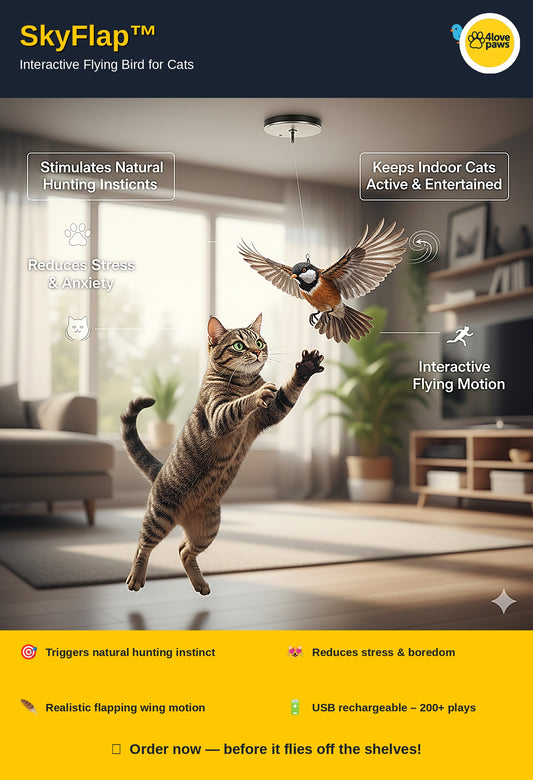 SkyFlap™ Interactive Bird for Cats
