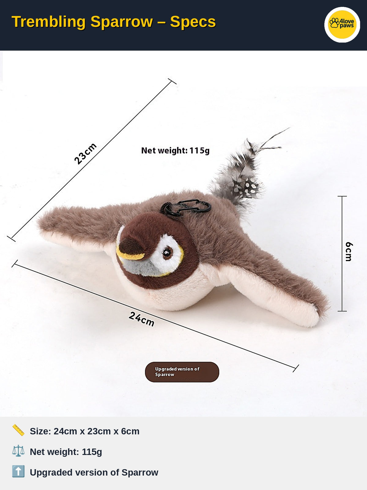SkyFlap™ Interactive Bird for Cats