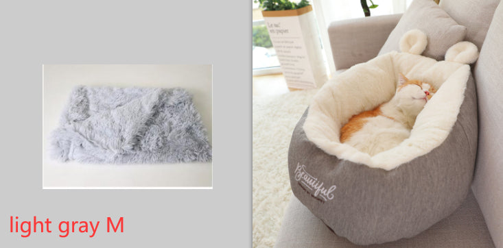 PREMIUM Pet Bed Warming Soft Sleeping