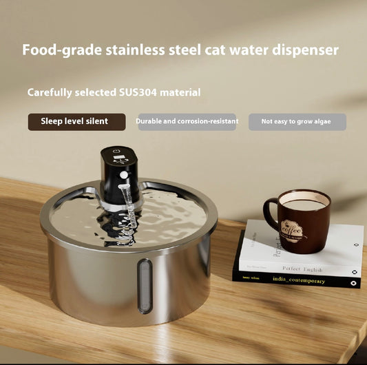 PREMIUM  Stainless Steel Heated Pet Water Fountain