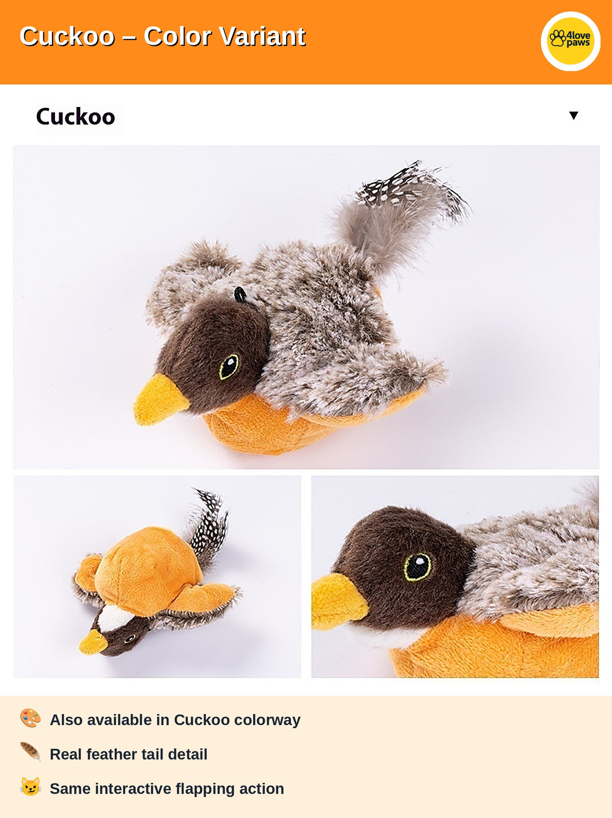 SkyFlap™ Interactive Bird for Cats