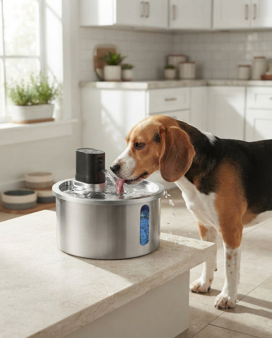 PREMIUM  Stainless Steel Heated Pet Water Fountain