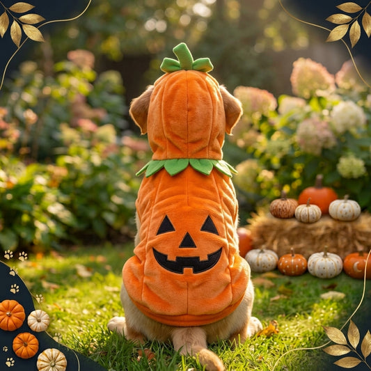 PREMIUM Halloween pet pumpkin costume