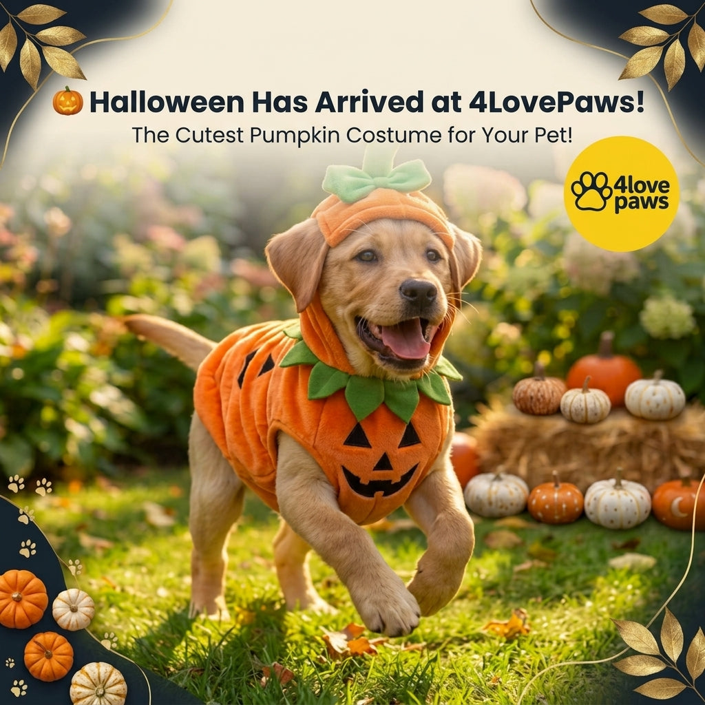 PREMIUM Halloween pet pumpkin costume