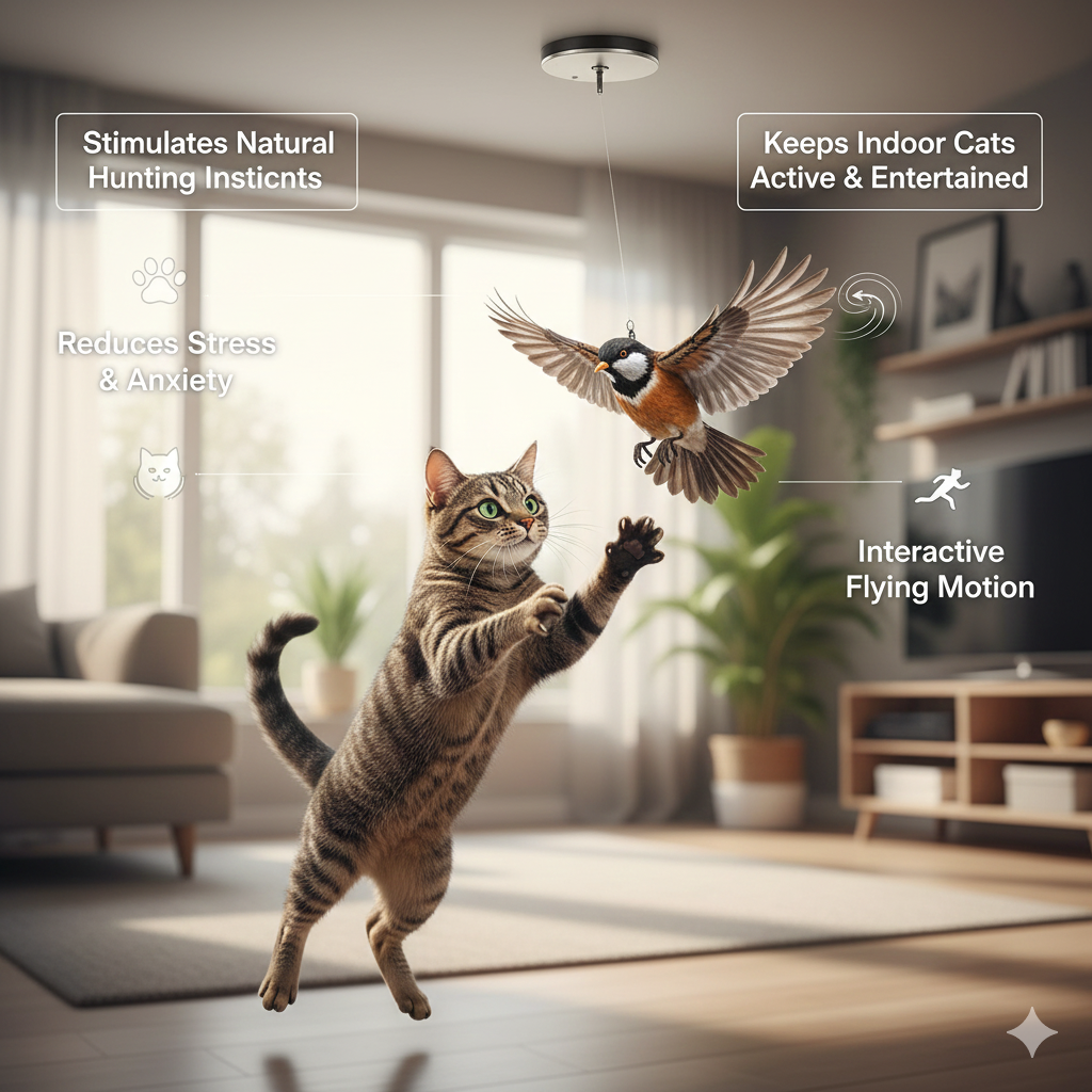 SkyFlap™ Interactive Bird for Cats