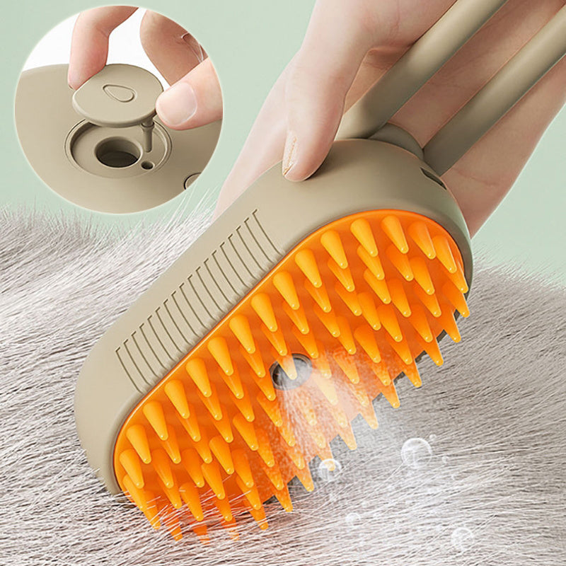Premium Steam Brush 3-in-1 Electric Steam Pet Brush