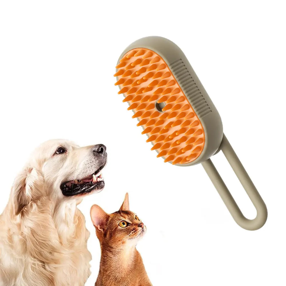 Premium Steam Brush 3-in-1 Electric Steam Pet Brush