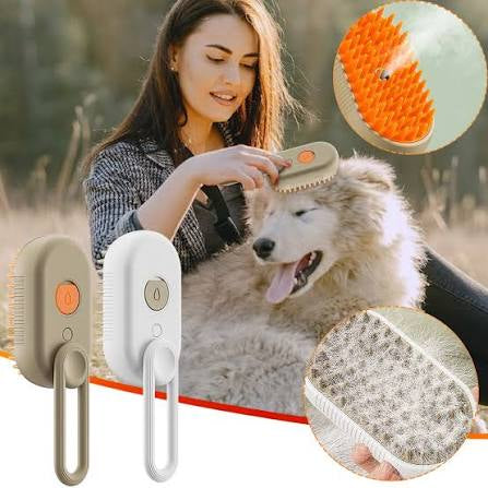 Premium Steam Brush 3-in-1 Electric Steam Pet Brush