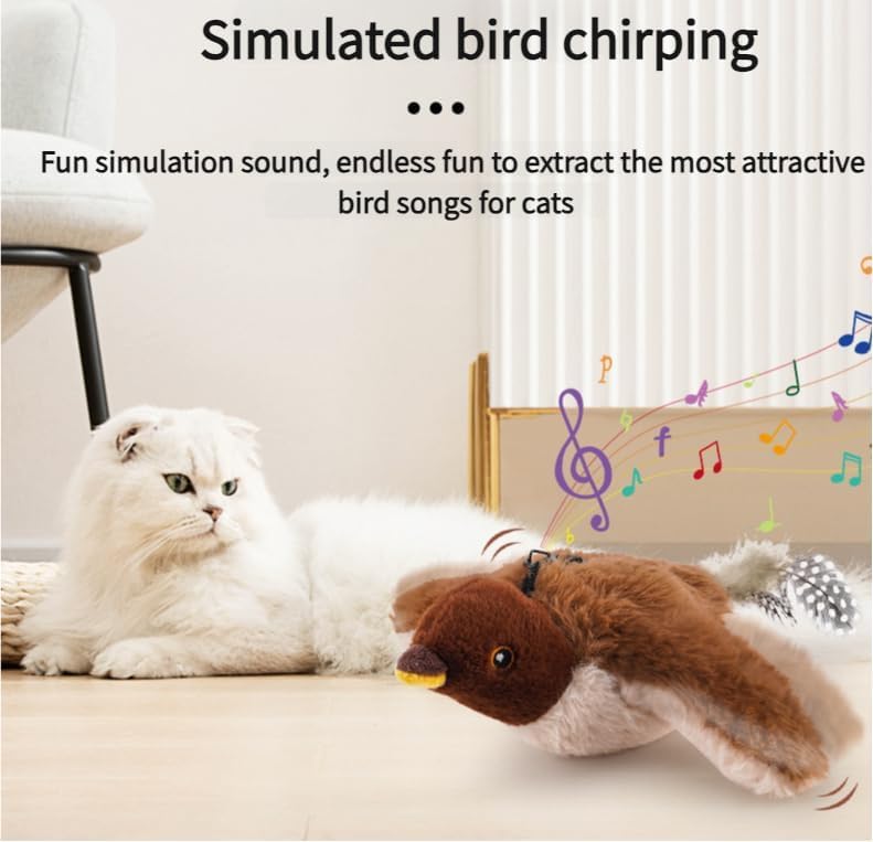Bird Cat Toy, New Flying Interactive.