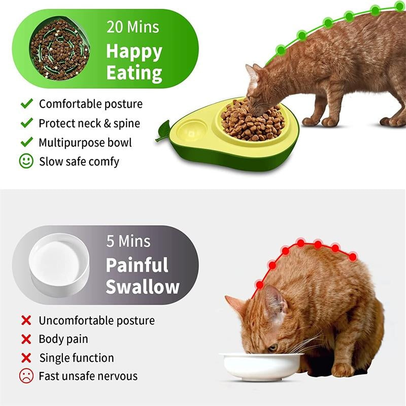 Premium Slow Feed Pet Bowl – Healthy Eating
